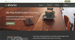 Desktop Screenshot of elvanto.com